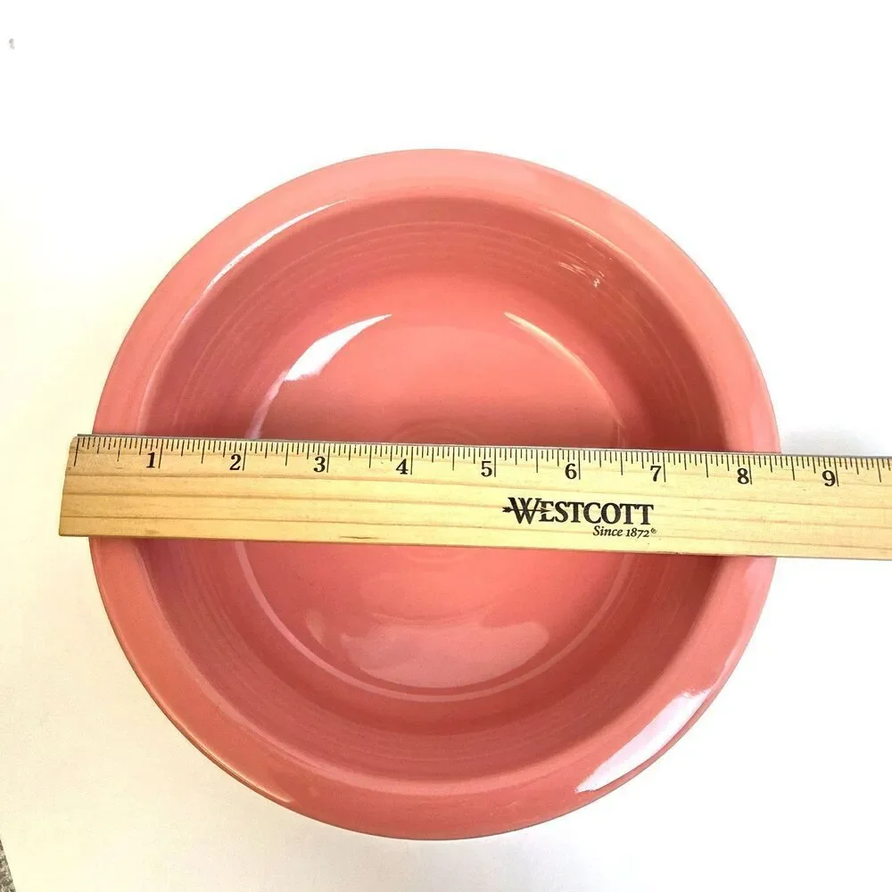 Fiesta HLC Serving Bowl 1 Qt 40 oz Flamingo Retired Color 8.25